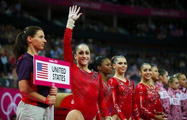 Slideshow: The Fierce Five's Golden Moment