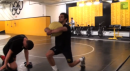 Tony Ramos Cory Clark med ball workout