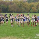 2012 Big East Cross-Country Championships: Notre Dame and Cincinnati Runners After the Start of the 