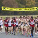 2012 Big East Cross-Country Championships: Edwin Kibichiy Leads the Pack in Mid-Race