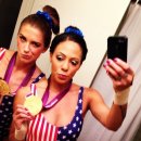 The Fierce Five even inspired Alex Morgan & Sydney Leroux of the US women's soccer team for Hallowee
