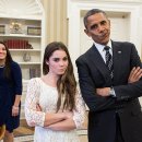 McKayla Maroney does the Not Impressed face with President Barack Obama 3410 views