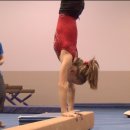 Grace Quinn on beam