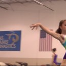 Rebecca Fuselier training floor at Texas Dreams