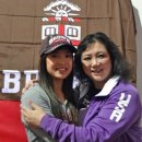 Caroline Morant with Coach Jiani Wu of Legacy Elite