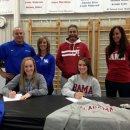 Cincinnati Gymnastics Signing Party   Marissa Beucler to Kentucky and Amanda Jetter to Alabama