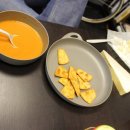 Lunch is high class.