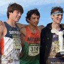 Estevan De La Rosa (Junior) (middle) - Arcadia High School, 2nd place at 2012 NXN