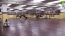 The Minnesota Gophers make weight practice