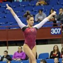 Oklahoma gymnast Taylor Spears at the Metroplex Challenge