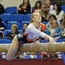 Oregon State gymnast at the Metroplex Challenge