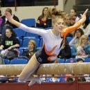 Oregon State gymnast at the Metroplex Challenge