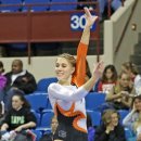 Oregon State gymnast at the Metroplex Challenge