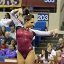 OU gymnast Taylor Spears at the 2013 Metroplex Challenge