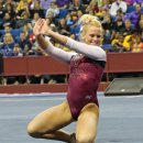OU gymnast Brie Olson 2013 Metroplex Challenge