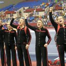2013 University of Georgia gymnastics team at the Metroplex Challenge