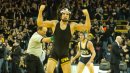 Tony Ramos with the pin, Carver Hawkeye erupts