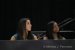 Olympic Champions Aly Raisman and Gabby Douglas watch the 2013 American Cup