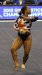 Bri Guy of Auburn on Floor at 2013 NCAA Regionals