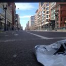 Boston the morning after Marathon tragedy
