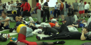 Woodstock or wrestling tournament?